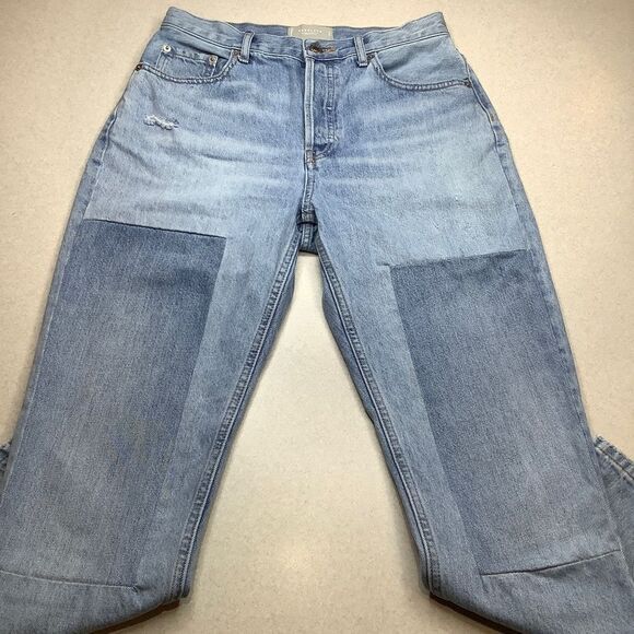 Everlane 90’s Cheeky Jean 27 Crop Patchwork‎ - Picture 4 of 8